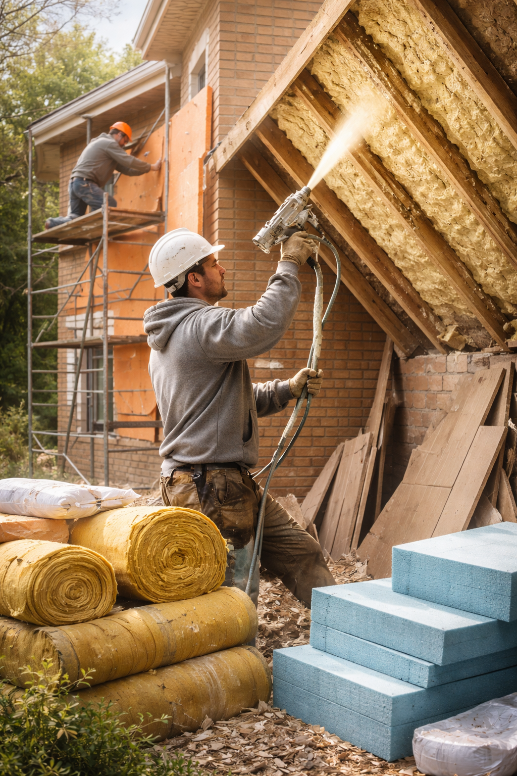 Утепление домов в Переславле-Залесском под ключ от 4359 руб/м2 | Профессионально — ТепломастерПрс